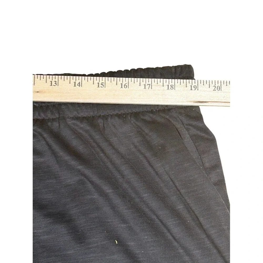 TEK Gear Mens XL Tall Black Athletic Pants Recycled Polyester Drawstring Joggers